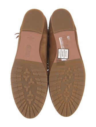 Aquazzura Suede Braided Accents Boots