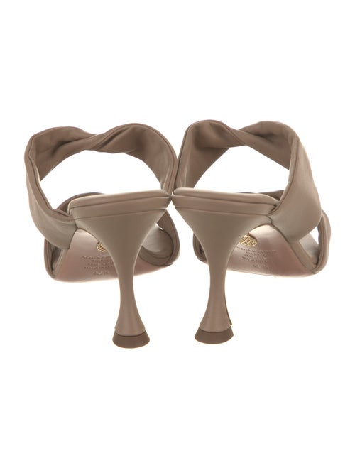 Aquazzura Leather Slides