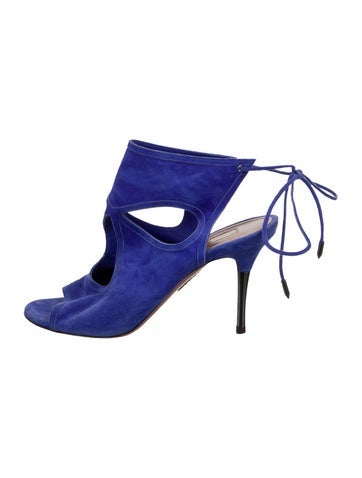 Aquazzura Sandals Suede IT 38 | 8