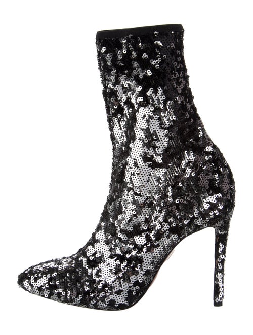 Aquazzura Sequins Sequin Embellishments Sock Boots