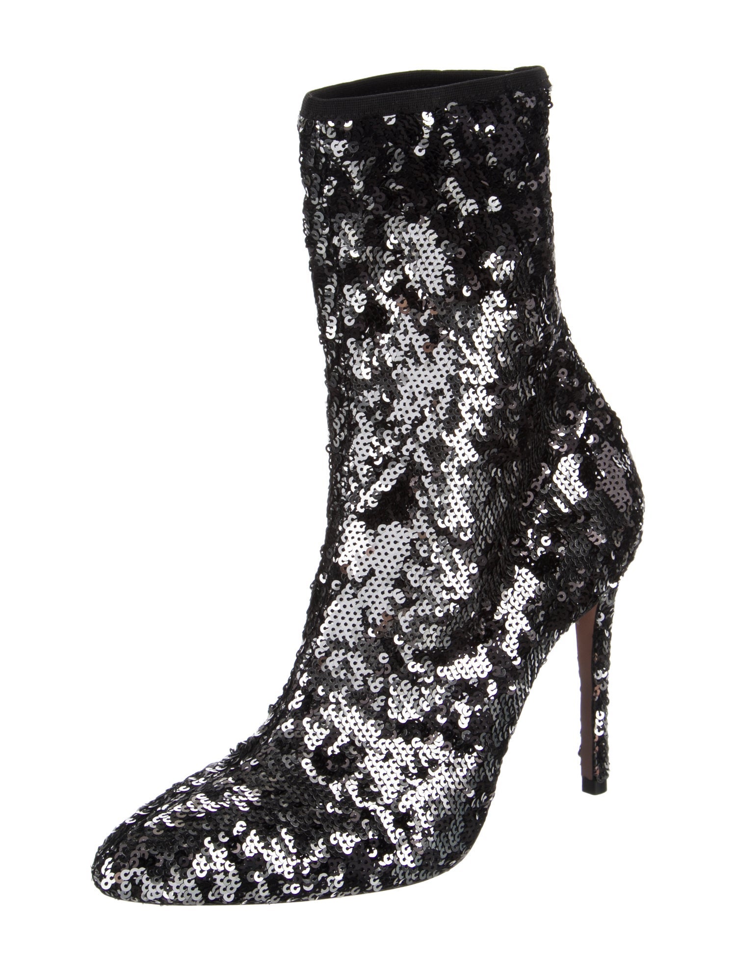 Aquazzura Sequins Sequin Embellishments Sock Boots