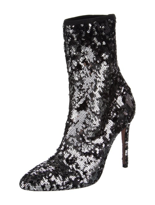Aquazzura Sequins Sequin Embellishments Sock Boots