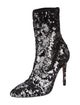 Aquazzura Sequins Sequin Embellishments Sock Boots