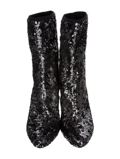 Aquazzura Sequins Sequin Embellishments Sock Boots