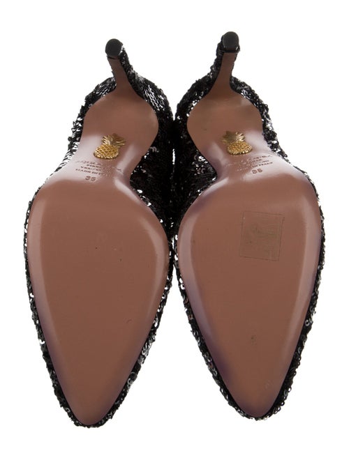 Aquazzura Sequins Sequin Embellishments Sock Boots