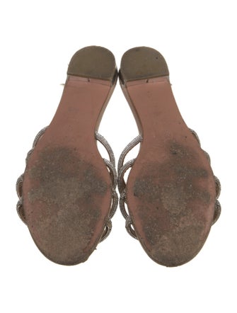 Aquazzura Crystal Crystal Embellishments Slides