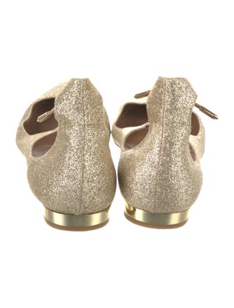 Aquazzura Glitter Glitter Accents Flats