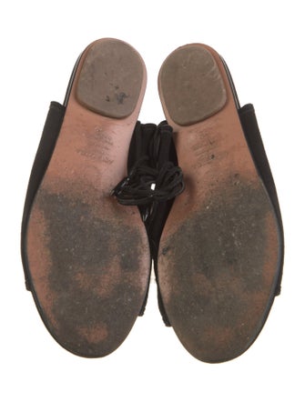 Aquazzura Suede Cutout Accent Sandals