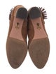 Aquazzura Suede Fringe Trim Accent Boots