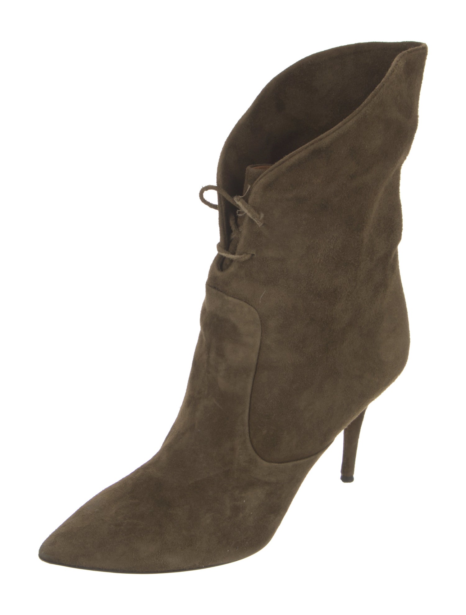 Aquazzura Suede Western Boots