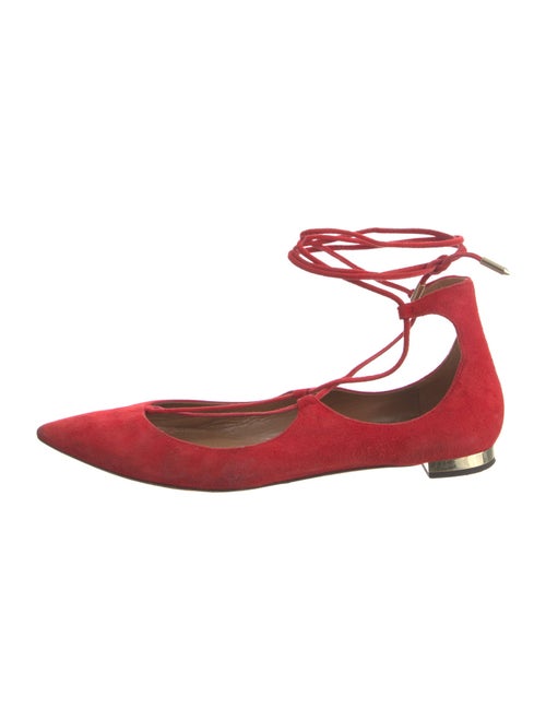 Aquazzura Suede Flats