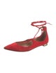 Aquazzura Suede Flats