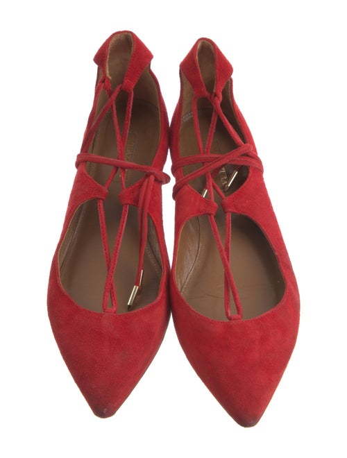 Aquazzura Suede Flats