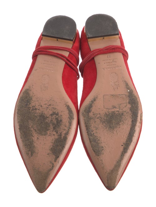 Aquazzura Suede Flats