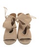 Aquazzura Suede Slingback Sandals