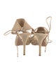 Aquazzura Suede Slingback Sandals
