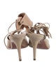 Aquazzura Suede T-Strap Sandals