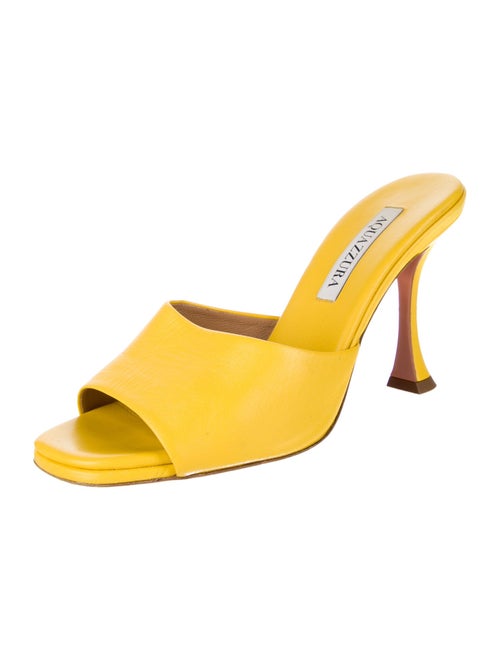 Aquazzura Leather Slides