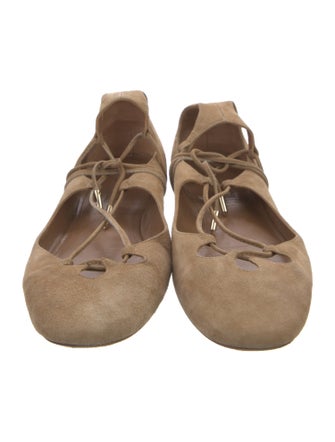 Aquazzura Suede Ballet Flats