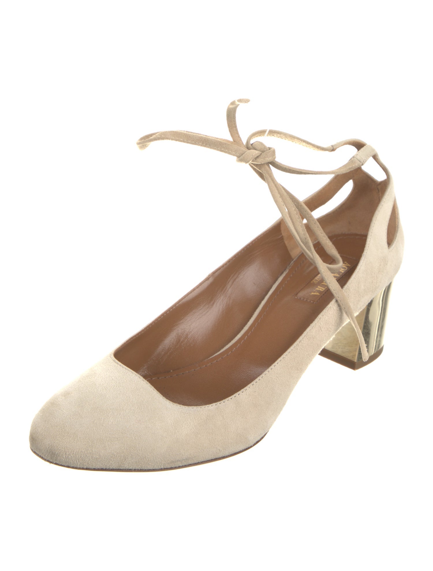 Aquazzura Suede Pumps