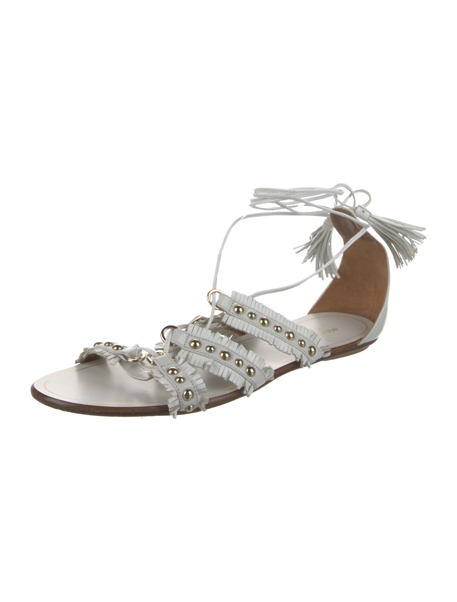 Aquazzura Leather Gladiator Sandals