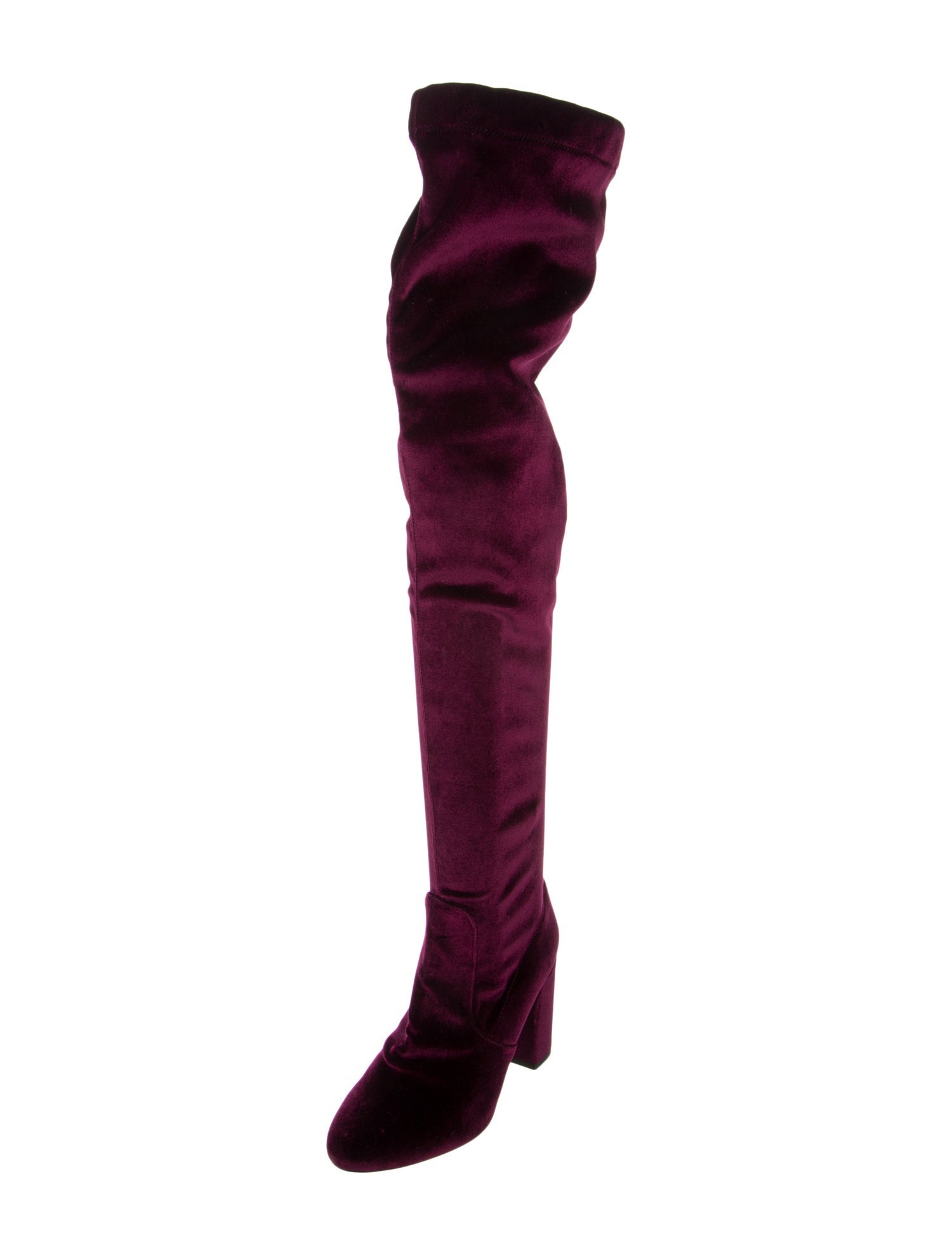 Aquazzura Velvet Sock Boots