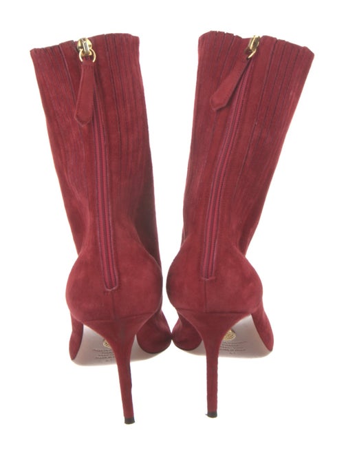 Aquazzura Suede Sock Boots