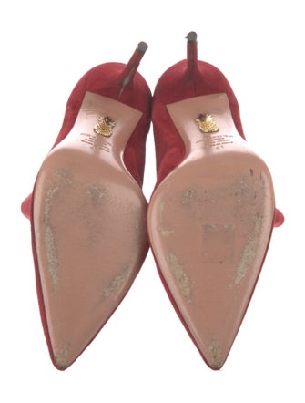 Aquazzura Suede Sock Boots