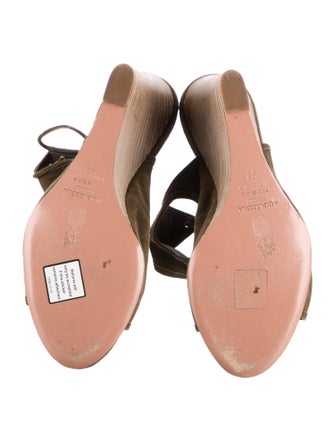 Aquazzura Suede Espadrilles