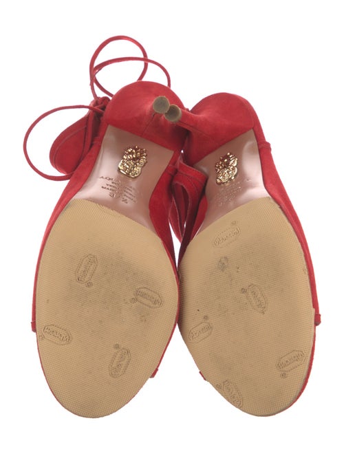 Aquazzura Suede Mules