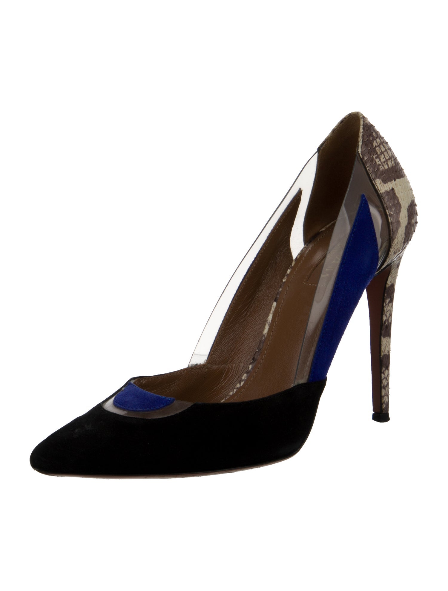 Aquazzura Suede Slingback Pumps