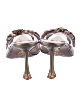 Aquazzura Leather Slides