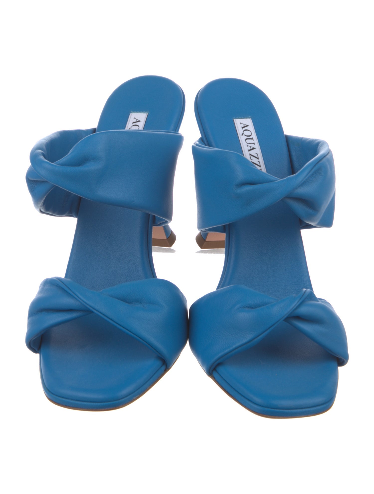 Aquazzura Leather Slides