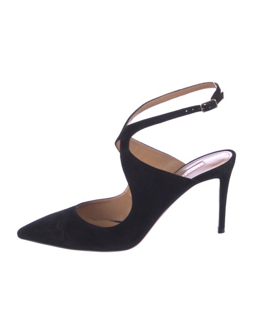 Aquazzura Suede Mules