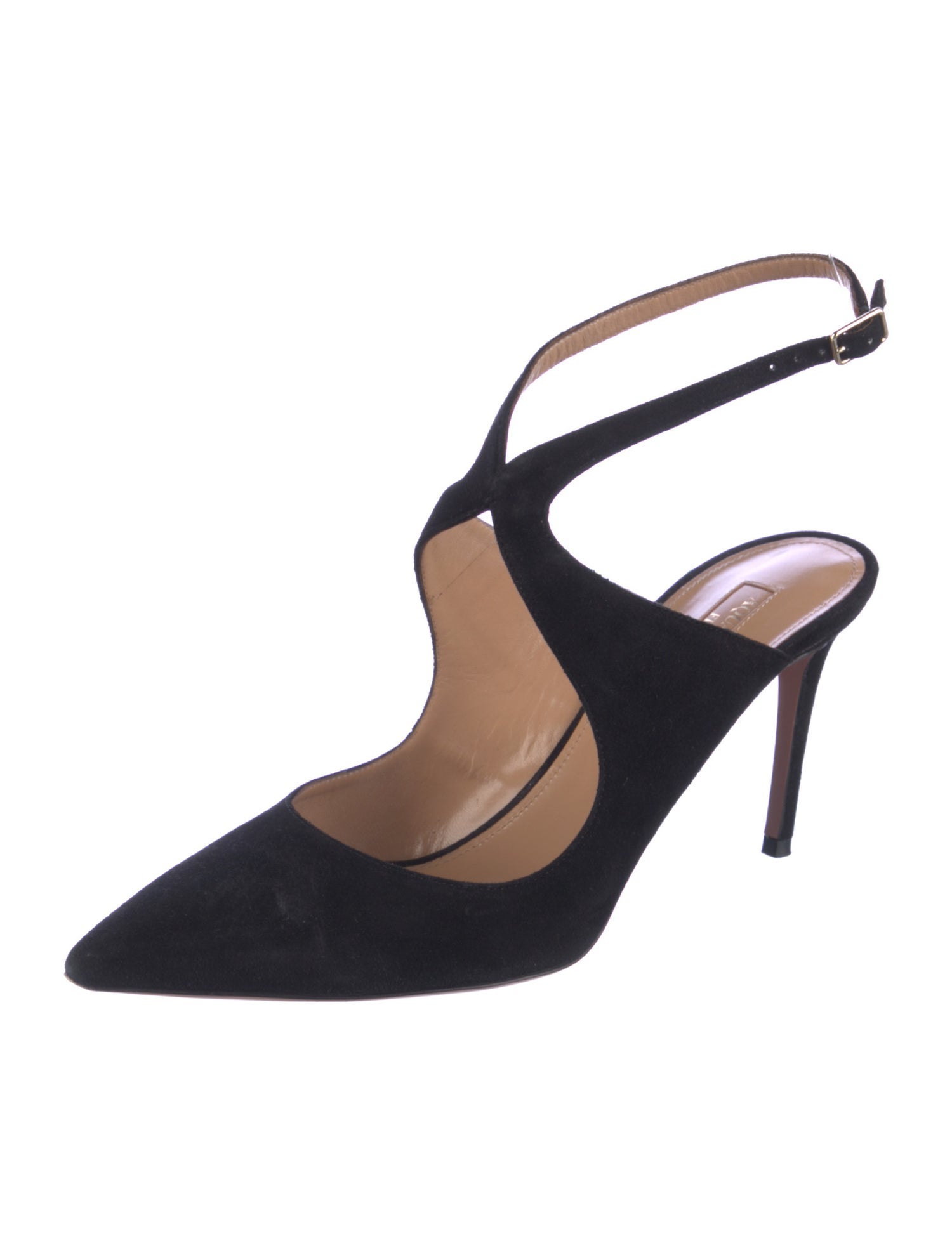 Aquazzura Suede Mules