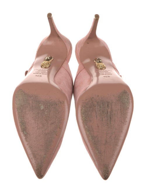 Aquazzura Suede Mules