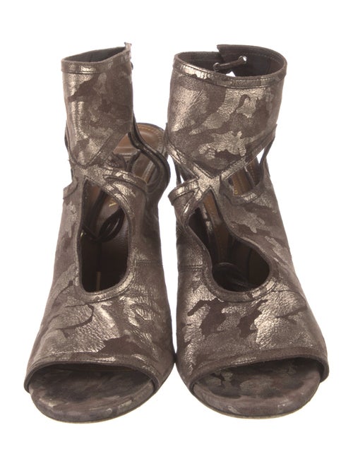 Aquazzura Printed Mules