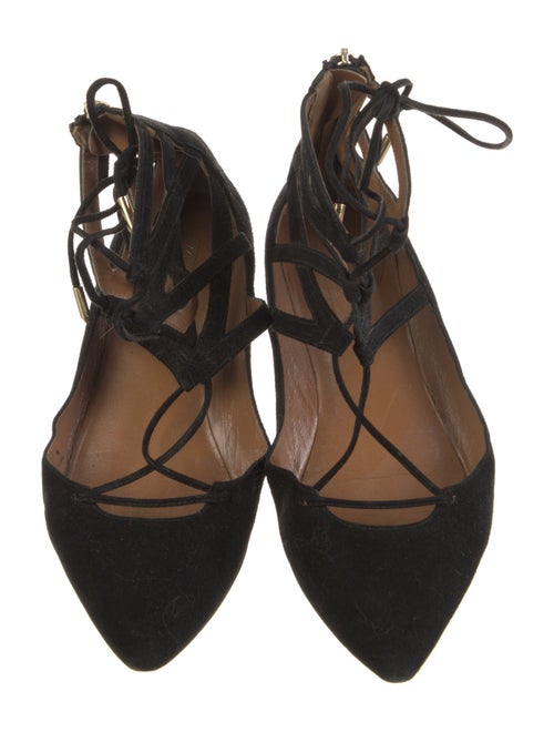 Aquazzura Suede Flats
