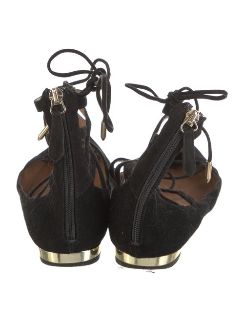 Aquazzura Suede Flats