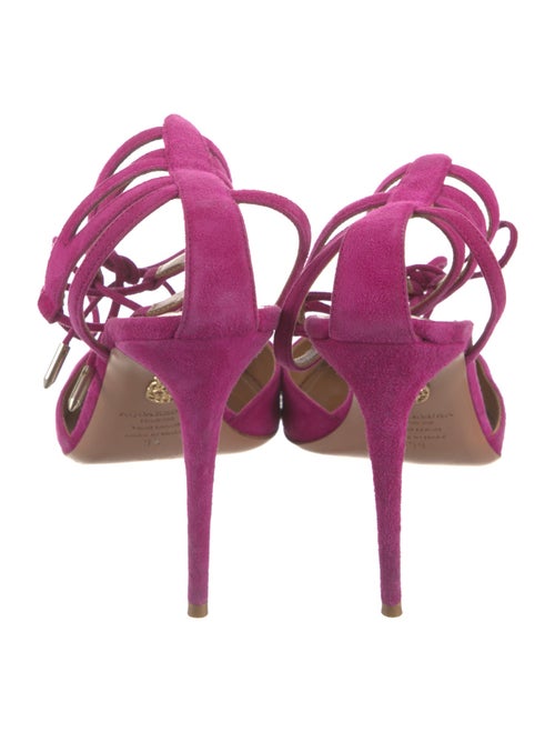 Aquazzura Suede D'Orsay Pumps