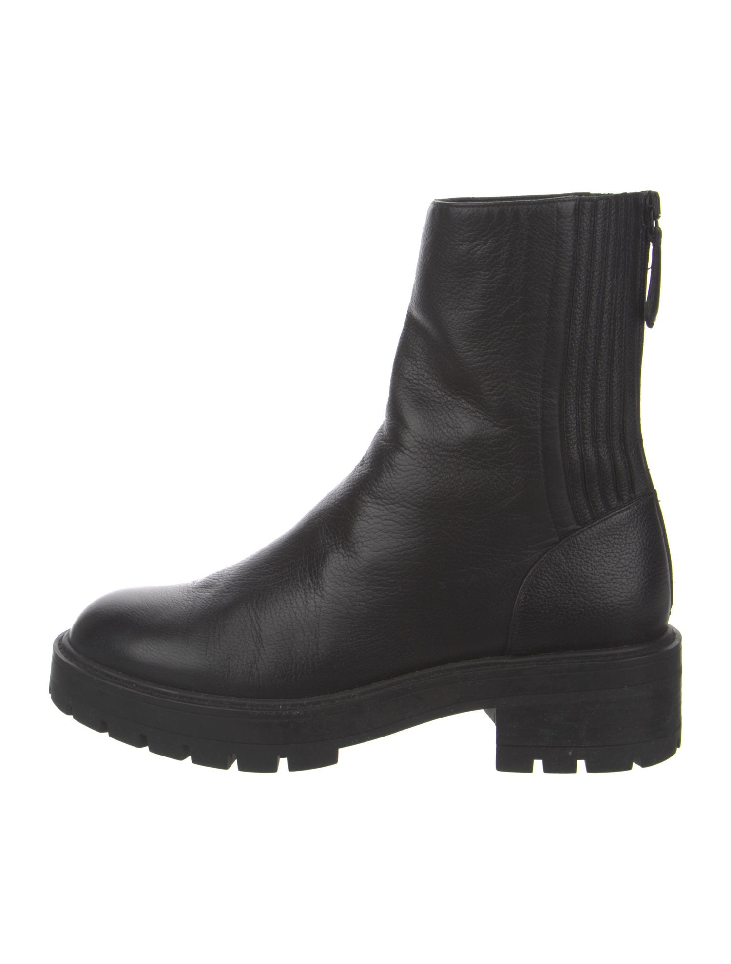Aquazzura Leather Combat Boots