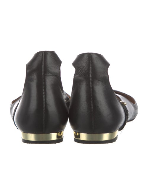 Aquazzura Leather Flats