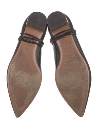 Aquazzura Leather Flats