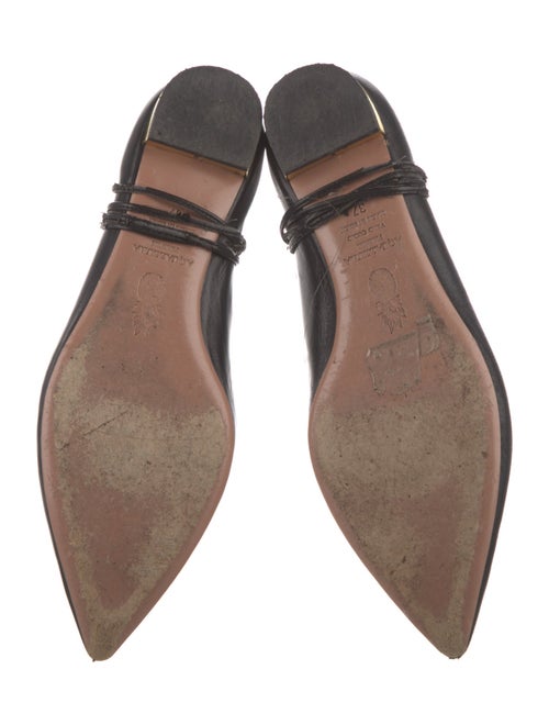 Aquazzura Leather Flats