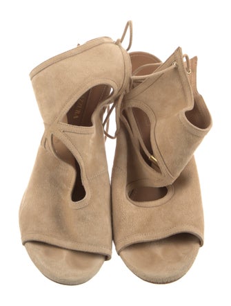 Aquazzura Suede Sandals