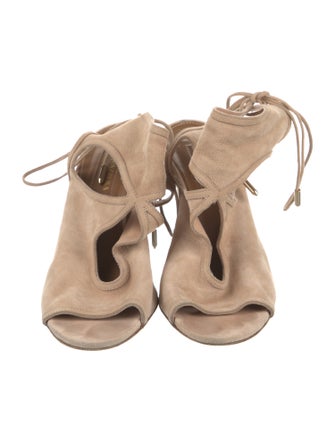 Aquazzura Suede Espadrilles