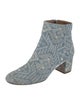 Aquazzura Denim Printed Boots