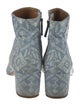 Aquazzura Denim Printed Boots