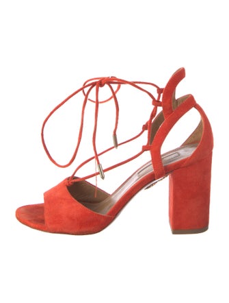 Aquazzura Suede Sandals
