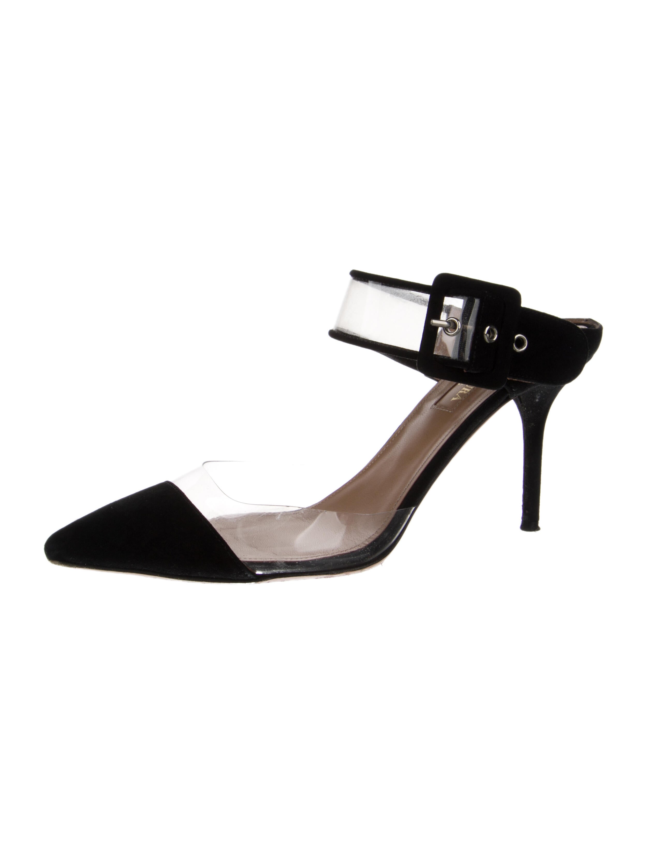 Aquazzura Suede Mules